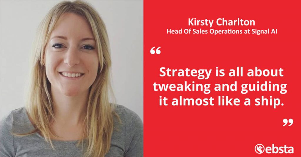 "Having a proper integration and relationship tool that integrates with your CRM can help with data quality."  -Kirsty Charlton 