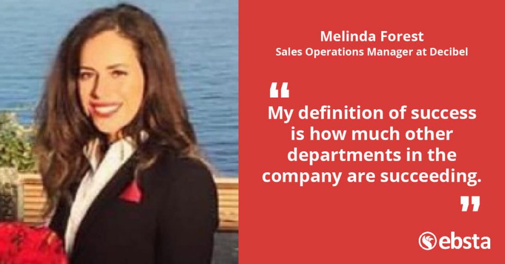 "Enable sales reps to understand that logging certain pieces of information can lead to greater commission." - Melinda Forest