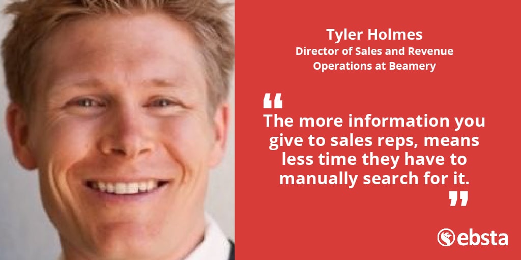 Tom Hunt: Going to another very special episode of Sales Op Demystified. We're joined by Tyler Holmes of Beamery. I think this is going to be a super interesting chat because Tyler actually comes from the light side of [chuckles] revenue operations, I'm going to say that obviously. Tyler has an extensive background in marketing, but has shifted over, and now is running sales operations at Beamery. Tyler, welcome to the show. Tyler Holmes: Thanks. Thanks for having me. Tom: I want to kick off by understanding how you got into sales operations because I can see, in your work history, that as a previous director of marketing, you were responsible for sales op. Is that how you got into it or? Tyler: I have a fairly interesting journey just in general, to where I am now. My degree is actually in microbiology, and I started out as pre-med, and life, as it seems to do, intervened, and I ended up actually in my second passion, which was teaching. I taught, seems like a lifetime ago, middle school and high school science, physics, to AP bio for about five years. Basically, I spent those five years learning how to teach teenagers, so I could figure out how to teach salespeople. Tom: [laughs] Tyler: Now, teaching salespeople was way easier than teaching teenagers. If I'm ever having a bad day, I just remember back to trying to teach a 13-year-old about mitochondria or something. The way that I started making this for and to where I am now was, my wife has been in marketing for years. We wanted to make a move to Portland, Oregon, I was looking for a job. This was at the time where teaching jobs were hard to come by, and I ended up actually getting a job at a creative agency in Portland, doing support and training for marketing automation tools. This was at a time where, believe it or not, some of this stuff was fairly new. We had about 200 clients across three or four different ESPs, one of which was ExactTarget, which now is known as Salesforce Marketing Cloud. They took a flyer on me. There was a lot of me listening in meetings, and me just writing down a bunch of words that I had never heard of, and then frantically googling them, and trying to figure out what the heck I was doing. I sold, implemented, supported, and optimized email for some fairly large brands. I'm self-taught in everything I do. One of the things that I started seeing was that a lot of my clients had no idea how their email was working for them, aside from they had a 15% open rate, and a few people clicked on the email. I taught myself a lot of what I call performance marketing skills. That alphabet soup that sales and marketing like to make. GA, GTM, PPC, SCO, CTO, SQL, whatever you want to talk about. I started building out this department of one, and the clients that I was working with, I was just offering help in various areas. One of the things that I taught myself early on was Google Analytics. We were an omnichannel agency, we had a pretty large focus on email, but I ended up doing a lot of custom analytics implementations for web and mobile, [clears throat] excuse me, providing our why assessments for the campaigns that we were doing, which at the time, was fairly-- I hate to use this word, but like fairly progressive. Like there wasn't a lot of that happening, and as well as just doing some more complicated implementations of ExactTarget. We started off pretty small. I was there for about five years. I left as a director there, and went from doing this ad hoc and just throwing my services out there for free, to working on dashboards for Nike, and working for Taco Bell on, at the time, was the second mobile ordering app in the world, behind Starbucks. Made some pretty big strides. I had a larger team, wasn't just me doing this. That was how I started this journey. We were about 95% B2C there, and the small amount of B2B work that we did there, I really liked, much more process, people-focused. I got the opportunity to be a marketing services director at a Salesforce shop called Bluewolf. I was brought on primarily to handle Salesforce Marketing Cloud, but ended up getting certified in Marketo, Pardot, Eloqua, a host of other marketing specific tools that plug into Salesforce. We were doing really, really large implementations of marketing automation, and then also working cross-functionally with sales and service. I got certified in that side of the house as well. We were doing work with T-Mobile and GE and a bunch of other ones that were fairly large. I was writing the strategy, scoping the deals, and running the team, which was really awesome, and a great learning experience. I was doing a lot of travel, and I had my first little girl, and travel was not something I wanted to do anymore, or at least not as much as I was doing. I figured it was time for me to put my money where my mouth was, and actually run a brand for the first time. I made my first move through my first brand, which is a company called Newton Software, in the HR TechSpace. I was brought on initially, to build the ground up marketing capabilities, but ended up running both marketing and sales operations because there wasn't anybody there to do it. I ran top of funnel to close. I had about a $3 million advertising budget, and a full-stack sales org with AEs, SDRs, all of the host of technology that goes with optimizing that. Fast forward today, I'm at Beamery, another HR Tech SaaS company. Actually, the person who brought me on was the co-owner and co-founder of Newton Software, Joe Passen. He's brought the band back together, and bringing me on to build out the GTM capabilities from the ground up at Beamery. This will be the, actually, the first time that I'm solely focused on sales, and don't have marketing under my wing, but I've got service and seller training and enablement, and we're doing really well. Recently named in a shortlist of companies most likely to hit a billion, so it's great. Tom: Nice. Zooming in on to the sales organization at Beamery, approximately how many are reps and how many people can do [inaudible 00:07:42]? Tyler: We're a little under 20 at the moment, between SDRs, AEs. We're starting to bring on sales engineers, and so the team is rapidly growing. Tom: In operations as well? Tyler: Operations, it is a team of one. Tom: Fantastic. I like it. You're currently responsible for everything that these guys are doing? Tyler: Yes. That's about a 70 person org. I have some help from an agency about half time. Yes, I'm doing a lot. I'm doing the admin, I'm doing the strategy, and learning, it's fun. Tom: Nice. Can we zoom in on the current sales techs that you guys are currently running? Tyler: Yes. We have a pretty good stack. I mentioned Salesforce, we're using Marketo for marketing automation. We've got Bizible for attribution, and LeanData, we use LeanData for routing and object automation. Using, which is something I've never used before, which is cool, or at least their services in this way, which we're using G2 Crowd for some buyer intense stuff. We've got a direct mail platform. We just recently switched from SalesLoft to Mixmax for the velocity, and [crosstalk] smaller chores. Tom: [crosstalk]. Tyler: What's that? Tom: Out of interest, why did you switch from SalesLoft to Mixmax? Tyler: We're not a high-velocity shop, so we're not sending thousands of emails a day. A lot of the capabilities that SalesLoft had, we weren't really leveraging, and I inherited a implementation that had some problems. Mixmax offered a lot more functionality, a lot easier onboarding, and just usage in general. We've been super happy. It's really user-friendly, and it's really made us a lot more efficient. Tom: I'm assuming that you're responsible for data quality [unintelligible 00:10:00] they send to personal org, and how they get it, and what are the prices in place that you think try and manage this potential challenge? Tyler: Yes, data, that never ends. Even when you think you have it, it just seems like it crops up. I thi
nk Salesforce injects things in there, just to keep you on your toes. Like I said, ultimately, I'm responsible for everything that goes in there, and we work in the HR space, which is really not very well covered by a lot of the common data enrichment tools. Our ICP that we sell too, is fairly niche. I do a fair amount of manual data enrichment via up workers or other scrappy methods. My performance marketing stuff has actually come in handy here as there's some fair amount of tools that are not really designed for what I'm using them for, but I've been able to leverage for, at scale, data enrichment at Beamery. I'm really strict about what can go into Salesforce, and who can actually create stuff. We've done a pretty good job of getting our total addressable market into Salesforce as we know it, so that we don't actually add a lot of companies. There's not really that much of a problem of duplicates. We use Cloudingo for ones that inevitably do arise, but right now, the most of my time, as far as data goes, is spent figuring out how to enrich our data with stuff that helps us prioritize a little bit better, and none of that comes out of like a tidy box like Zoom, or Discover, or if it's all hands on deck manual work, or leveraging some teams of up workers or various ways of doing that. Tom: Actually, the fact that your ICP is not covered by those big data providers, is also potentially a good thing as well because you're having to work harder to get that data, which means that, in theory, those people are not getting as much outreach done to them. Would you agree? Tyler: Yes. I think for 2020, one of my goals is to probably bring on someone, even if it's not one of the bigger tools. We do obviously need to find people, in general. We leverage sales navigator, but getting people's contact information and things like that, that's always a challenge for people. It hasn't hampered us yet, but we don't have, like I said, the data that I can pull, aside from contacts, out of those tools is just-- It's not helpful for us. Tom: Yes. Let's talk about your relationship with the sales team. I know you have experience teaching people. How do you think that experience helps you in engaging with your reps at the moment? Tyler: Yes, we have a, on one hand, a very seasoned group of sales folks. We made a commitment to hire people who have been doing this job for a while, and more specifically, doing this job, selling HR Tech. It's a very interesting market to sell to. It's a very specific kind of buyer persona. People who have done it before, you kind of have a leg up, as well as just kind of knowing the space and knowing the players. It's a fairly well-- It's a tight-knit group. On the one hand, I've got these very seasoned sellers, on the other hand, I've got a group of SDRs that are young and very good at what they're doing, and hungry to do things. Trying to teach both sides of the game has been interesting. Even with some of these seasoned sellers, you'd be surprised at what they-- Sometimes it's teaching an old dog new tricks. I end up-- I do office hours twice a week. I'm very open with the team, about taking recommendations, and I'm really responsive to change. We can be really nimble as a company right now. Coming from marketing, I'm really comfortable being a production cowboy, as I call it. We've got a release process for larger things, but I never had a sandbox for the first three-quarters of my career. To be able to make helpful, quick changes that comes from the team, allows me to score some points with the team, so they know I'm listening, and I'm frequently reminding them that I work for them, not the other way around. That's the relationship that I have with them. Tom: It sounds like a very healthy way to approach it. I like the concept of being a production cowboy. Tyler: [laughs] Yes. It kind of freaks people out. Coming from marketing, like the concept of a sandbox was not-- That wasn't really a thing. Well, the ones that did have sandboxes, you would build it, and then they had no way of getting it into production, so you would end up building it again. Not only did you build it once without a mistake, now you have to build it a second time without a mistake. It was just faster to just be-- Measure twice at once. Tom: Got it. Any tips on onboarding sales reps? I'm sure you guys have probably done hiring in the past year. Tyler: Yes. We're young. We don't have a lot of specialized roles, we don't have a lot of hierarchy that a lot of more long and the two companies have. We're hiring for it, but we don't have a role like sales enablement. Like I said, I'm in charge of training and enablement, so I built out that onboarding and training program, getting people demo certified, teaching them Salesforce processes. Like I said, we're committed to hiring these experienced sellers, but I'm doing everything from teaching somebody what a lead and a contact is because they had a proprietary CRM that they used wherever they were at prior, and this is a new thing to them. It's a fairly labor-intensive, hands-on approach, and we start before their shadow graces our door, basically. We talk regularly, we meet regularly. I help price and work their first few deals along with my VP, and make a lot of quick process videos. As I'm building, I try and remember to actually video myself talking. Unfortunately, I have to talk, usually. We work really hard at automating as many things as we can for them. I want them selling, not entering information into Salesforce. We brought them for their expertise there, not for their expertise in data enrichment. Tom: Totally agree. My next question was actually about productivity. Can you name something that you've managed to automate, that saved like significant time from a rough day? Tyler: Yes, we do a lot of that. One of the things is just enriching their accounts for them, with data that manually, you have to go manually do. One of the things that we really care about is, what ETS a company is using. That's not something that I can just go pull out of a tool, although I have found a couple ways of automating some of that, but we went out, we made a few videos on how to find VATS, and then I farmed it out to a bunch of up workers and brought it back in, did some testing, brought it back into org, an it's been-- We haven't had many complaints about the data quality there. That's something that saves them significant time because that's something that they have to know before they even try and reach out to someone. Tom: I bet that you implemented that since you joined, right? Tyler: I'm sorry, what? Tom: You implemented that process of getting the ETS after you joined. Tyler: Yes, there was a number of those things. Like I said, our market is niche. There's a number of things that I needed to go out and get, in order to understand what our addressable market was. Understanding how large the recruiting team was, and various other things that go into us prioritizing one account over the other. Tom: I bet the reps really like you after you do that for them. Tyler: It was very helpful. I think that's the fun part of my job, I think, is dreaming up ways to make their lives easier. We did a lot of work of organizing demographics and technographics. I like to roll up a lot of things, and classify things like titles, or different types of actions that someone is taking by intent. Someone downloading something that's a top of funnel asset versus someone downloading something that's bottom of the funnel asset. You can have the seller figure that out, but if you can take that information, automate the first process of like, "Hey, they downloaded something that actually you may care more about than this other thing." It makes them more efficient. Again, I want them selling, not trying to read the tea leaves of what's going on in Salesforce. Tom: All right. Tyler: Yes. Tom: Forecasting. Are you currently responsible for the sales forecast, or do you give the tools to sales managers? Tyler: The forecast. It's always like a thing that-- I feel like it's a unspoken thing in the sales ops community, like you always rea
d these articles about people, "Oh, yes, forecast. We're like within 1%." I'm like, "How are you within 1% of your forecast when you have deal cycles that are six to who knows how long?" These are humans that you're dealing with. There's no way that you were that good. You talk to these people and they're like, "Yes, forecasting is terrible. I don't even-- We try." One of the things that, as a new company, that's difficult about forecasting is just, we don't have a lot of data to lead on. We haven't had thousands of cycles, where we know that this thing is a leading indicator of good or bad, those types of things. Some of the stuff that I've built since being here, and we finally started to get some of the data around this is, and these are very odd things that you would think a CRM would do, but conversion rates between stages, and understanding what stages are taking longer, and starting to optimize those things. We've gotten a lot better at forecasting, or at least understanding and spotting where some of the issues might arise, because that's-- We're at the upper echelon of enterprise sales. These are big deals, they take a long time, so if we screw something up, early on, we have to be able to-- We have to figure out how to spot that early so we can course-correct because it's big dollars lost. It's not a high-velocity shop, where we're losing $100 deal because someone screwed up. I think that's where we're at today. We're always trying to be really good about forecasting, and we've gotten a lot better, but that takes time and continual tweaking. Tom: Got it. What do you think is the most valuable KPI you can measure about a rep? Tyler: For me, a lot of it comes down to effort, I think. You can teach skills, you can do those types of things, but if you got a rep that just continually is just not putting enough effort in, that's always a very leading indicator for me. We don't, today, get measured down to the, "Did you get your 137 emails out today?" It's really about looking at overtime, "What are they doing? How are they doing it?" Then having those-- A lot of the stuff these KPIs are trying to get to a lot of the stuff in CRM is so much is the lagging indicator. It's like, "Oh, well, guess we'll have to try that again later. Screwed that one up three months ago. Wish we would have had some sort of leading indicator to know about that." It's really trying to get to some of those leading indicators of, are their meetings dropping off? Did they not send enough emails last week or is their productivity dipping? A lot of that is productivity, and trying to spot, what I call, spot the weird element. Manage by exception. Nothing super fancy, really. Tom: Okay. Final question is who, in the sales ops world, has taught you the most that you know? Tyler: Like I said, I'm totally self-taught, other than being a nerd and asking a lot of questions from a lot of people. I seek advice from everywhere. One of the communities that's always super helpful is the Modern Sales Pro Community. I've been lucky enough to meet a lot of those folks, and everybody's always immensely helpful. I love talking shop with anyone in any kind of ops. Sales ops, marketing ops, different industry, high velocity enterprise, you name it. I'm not creative when it comes to art and design. Coming up with creative ways to solve problems and doing those things, that's my creativity. I think what's cool about ops for me, is that there's not that many best practices of, "You must do it this way." If someone comes up with a scalable way to manage something that's cool, and it works, I love seeing how other people have done stuff. I learn things from everybody that I talk to. Sales and marketing are so massive that it's impossible for any one person to know everything. Whether it's just evaluating tools, everybody knows that sales and marketing tech stack is just silly. I think I would rather sit down with leaders in cross-functional roles, and pick their brains, then just sit down with ops people. Yes, I love talking to everybody that's in that role, because I always end up learning something. Tom: Got it. Let me pick out the thing that I liked. I sometimes find myself about to say something about salespeople, and I always stop myself. You said that [inaudible 00:25:19]. I really liked the part about the two ways you said about helping salespeople, and being a production cowboy to get stuff out of the way like a month to get this small thing changed. Then a really good analogy was about not trying to stop the salespeople from having to read tea bags when a lead comes in, because the more you can just give them, the less time you have to find out wondering. The final one was, your data quality in that it never is going to stop, and actually your Salesforce did inject [inaudible 00:25:55] is probably a good thing because it will keep you like making it back. That was awesome. Thank you very much for your time. Tyler: Yes, thank you. Appreciate it. [00:26:12] [END OF AUDIO]