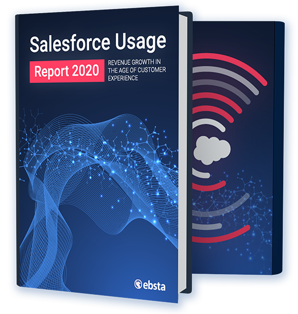The Cover of Salesforce usage report 2020