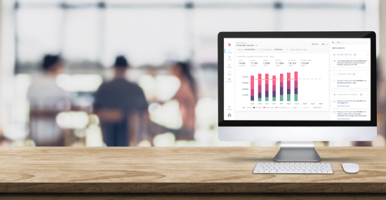 Ebsta Revenue Intelligence platform in office environment